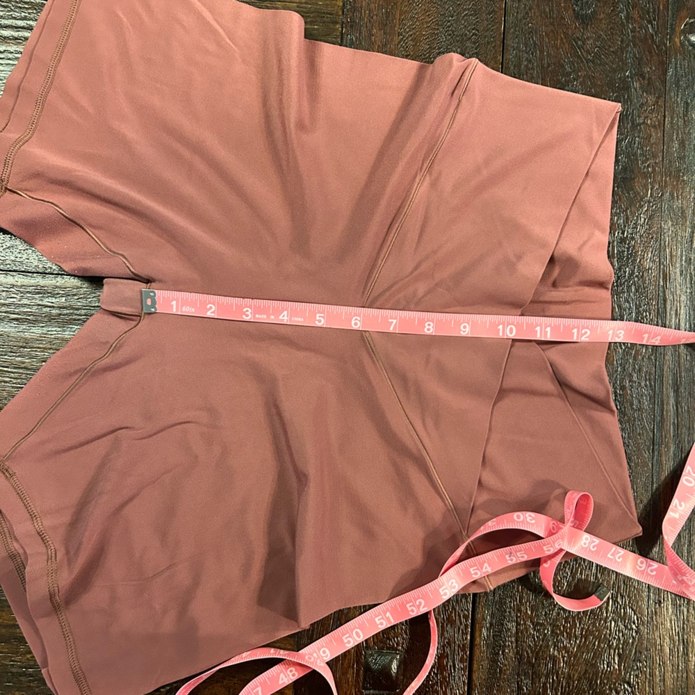 Aerie Offline Real Me Crossover Biker Shorts 7in - burgundy - Picture 4 of 6